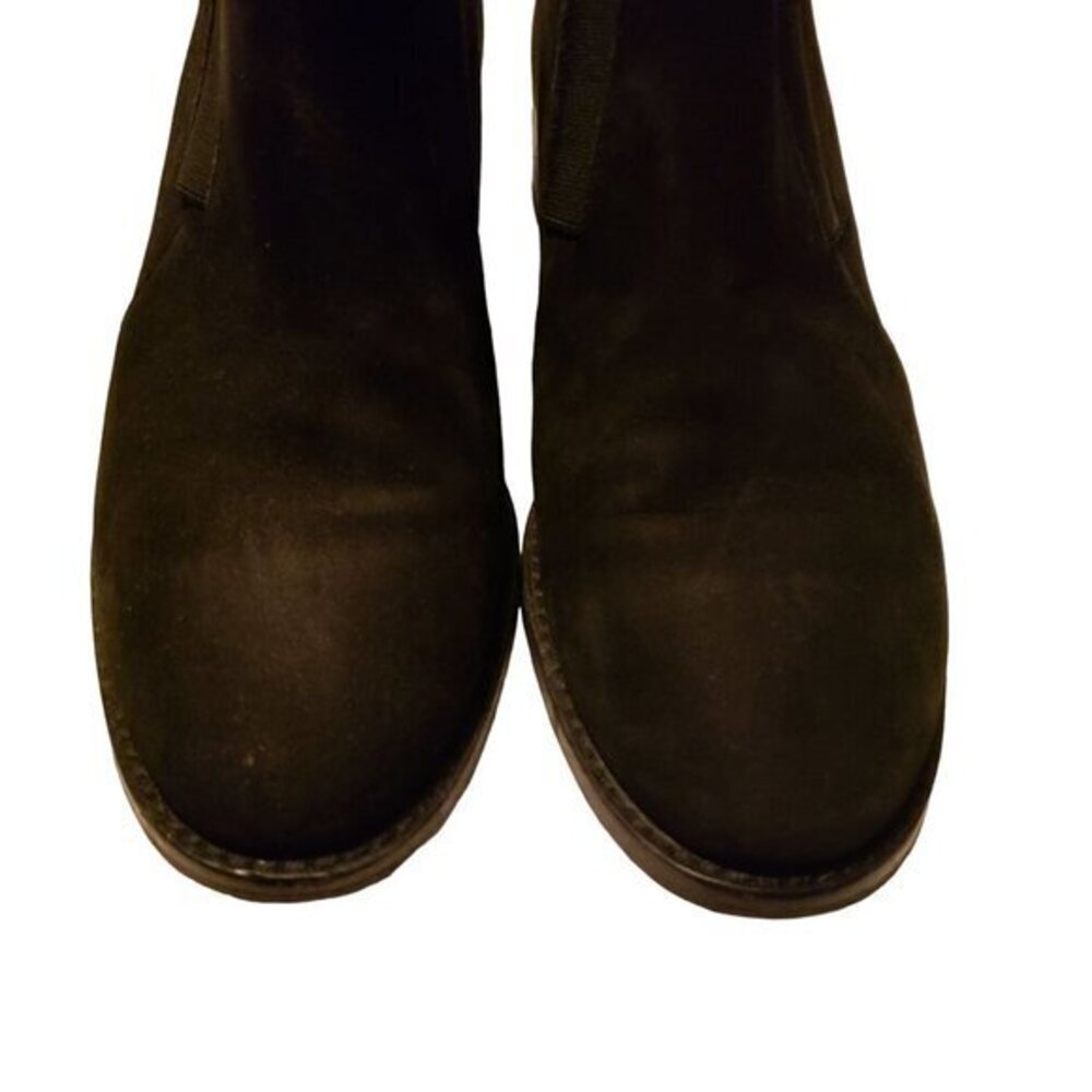 Eileen Fisher Black Suede Ankle Boots Booties Shoes Size 7.5 Pull-on - Picture 12 of 16